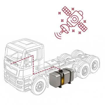 online tankspak GPS kommunikacio